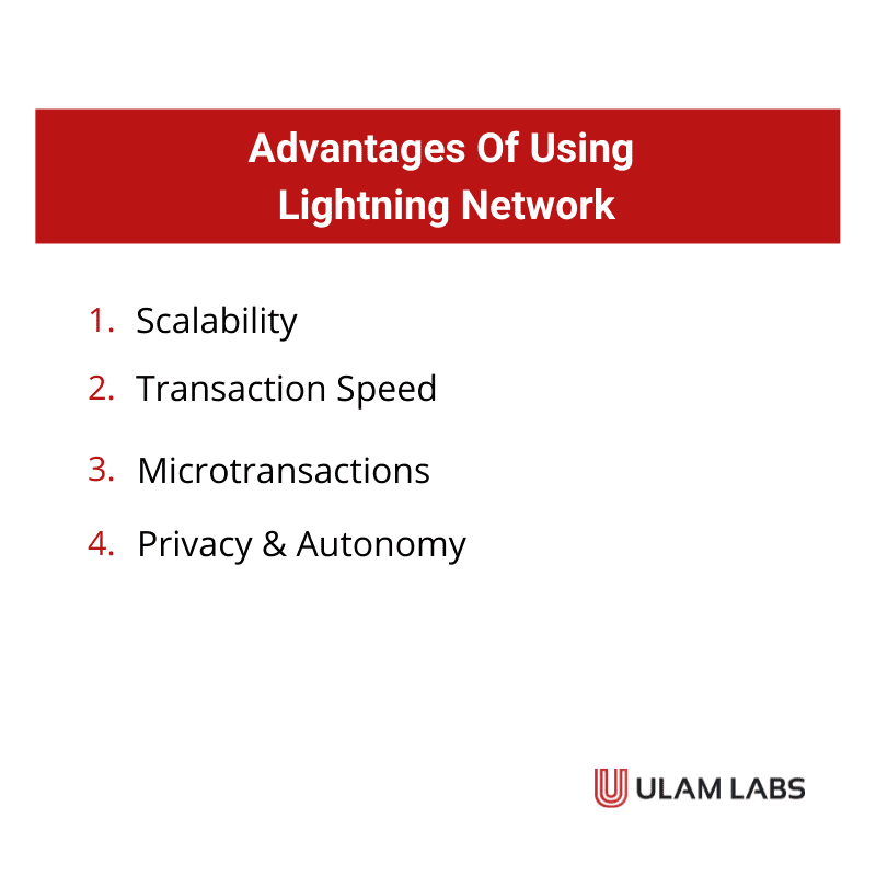 Advantages of Using Lightning Network