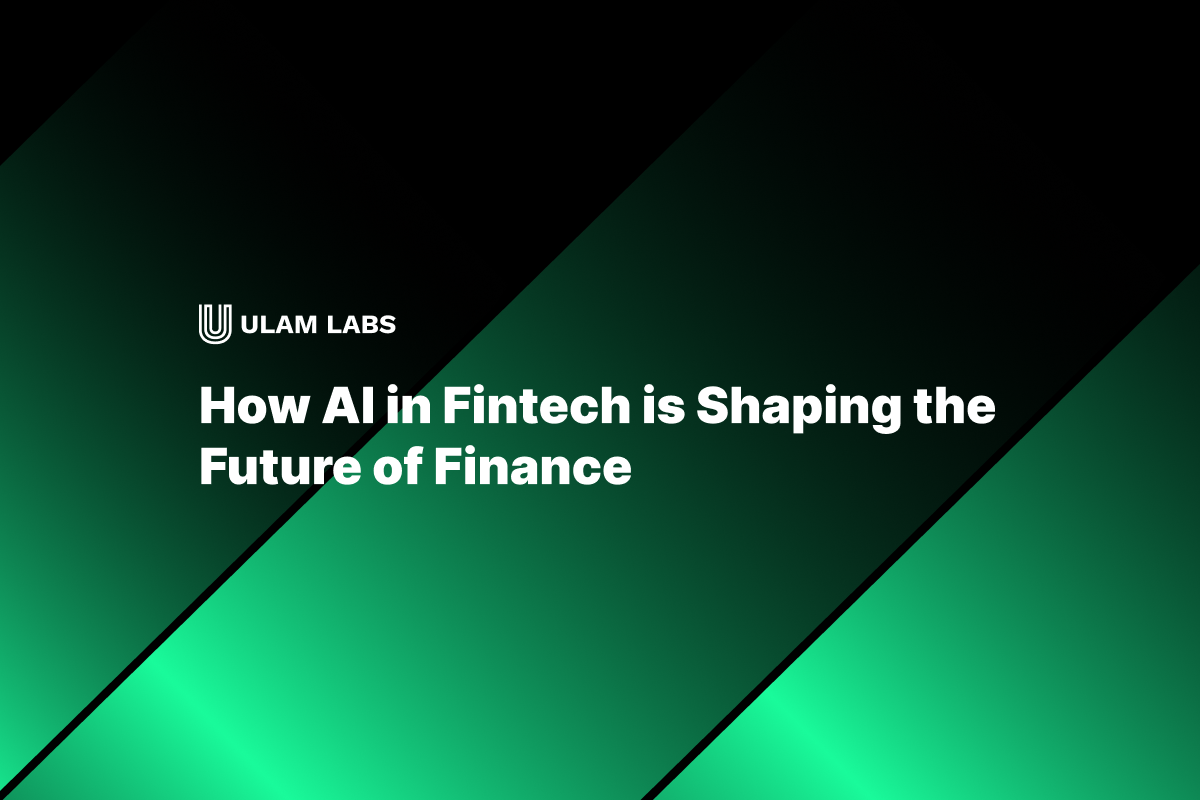 How AI in Fintech is Shaping the Future of Finance
