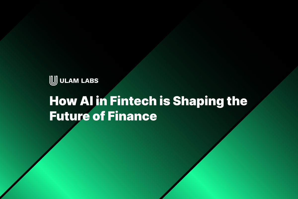How AI in Fintech is Shaping the Future of Finance