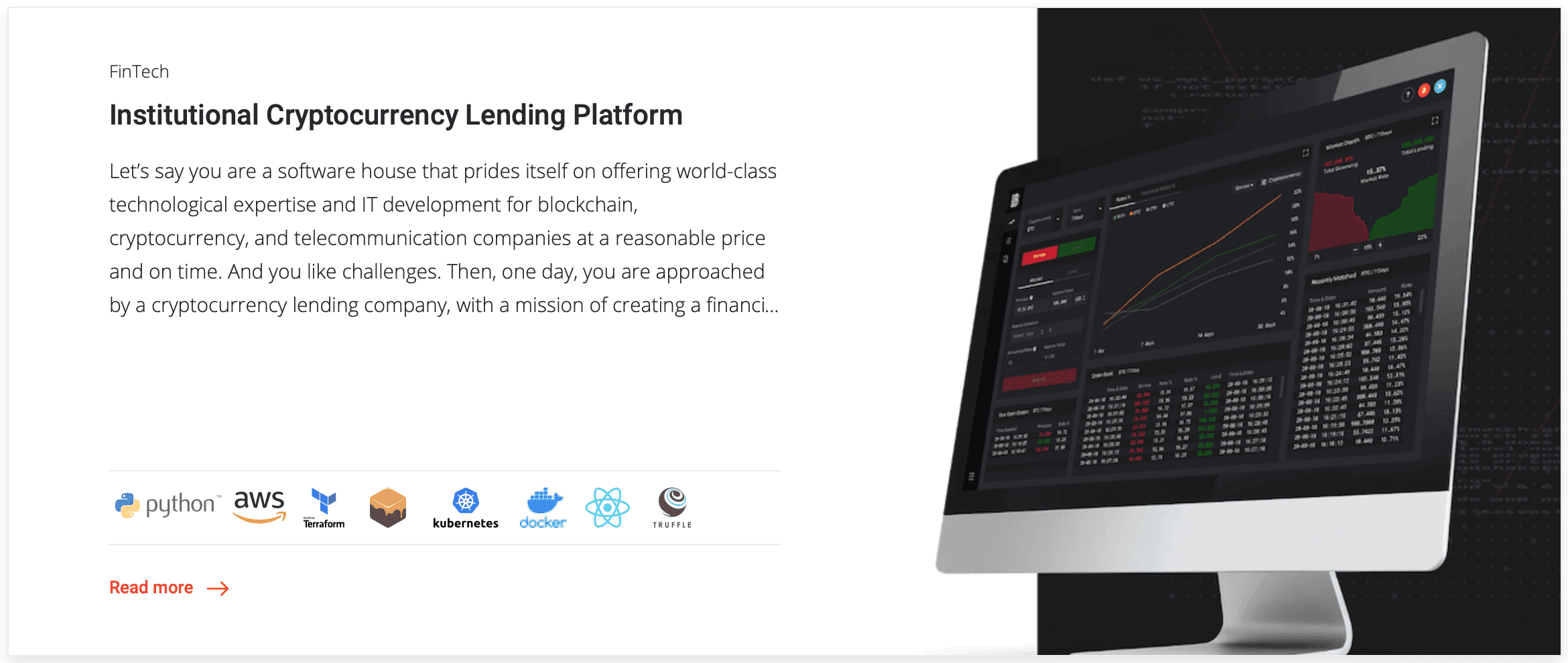 Case study of software development company - Ulam Labs