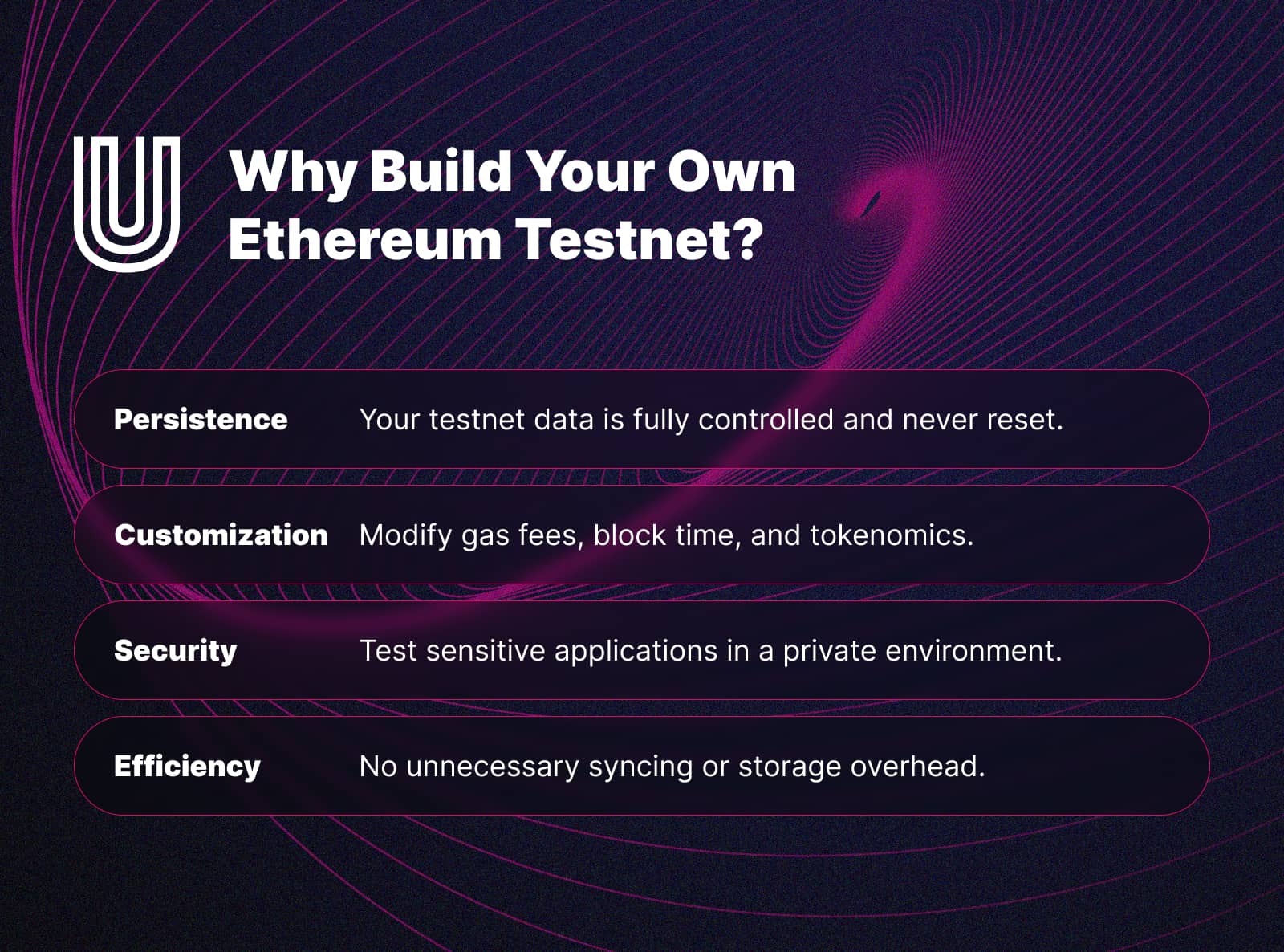 Why Build Your Own Ethereum Testnet?