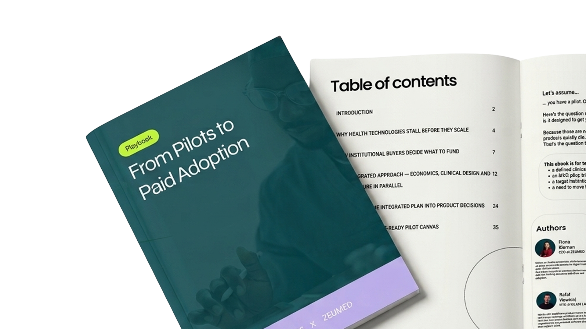From Pilots to Paid Adoption — playbook cover